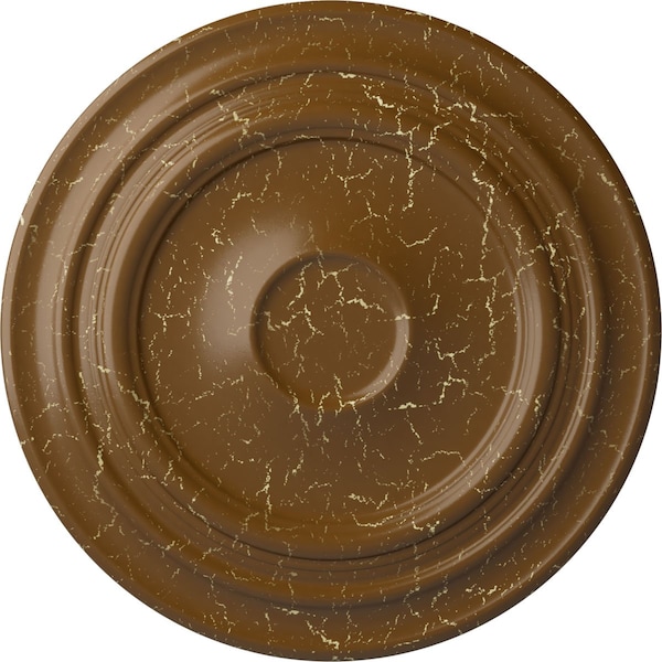 Ekena Millwork Giana Ceiling Medallion (Fits Canopies up to 7 7/8"), 32 5/8"OD x 1 1/2"P, Smokey Topaz Crackle CM32GISTC - main